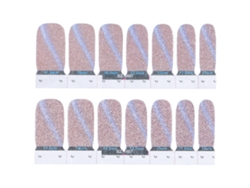 14pcs Pegatinas Autoadhesivas De Uñas Diy Glitter Moda Cintas De Esmalte De Uñas Envolturas Completas Decal (07)