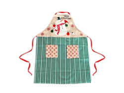 Decoración Navideña con Papá Noel y Nieve, Delantal Creativo para Restaurantes RNEMITERY