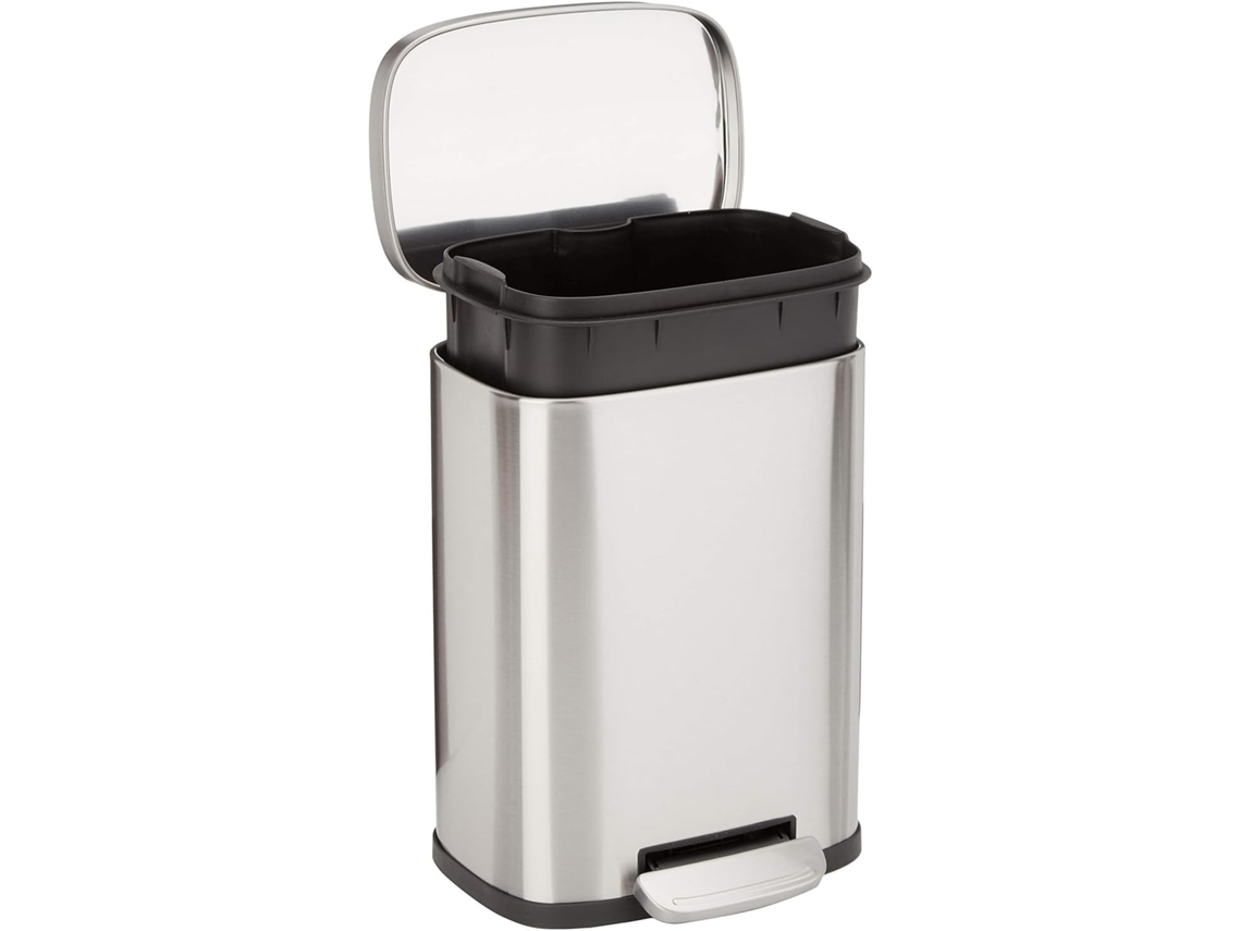 Basura De Cocina Con Pedal, 5 L, Acero Inoxidable