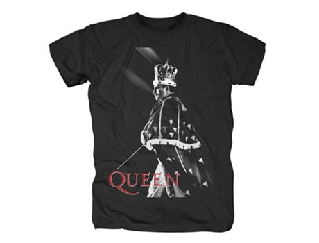 Camiseta ROCKINSTONE Queen rayas de luz (M)