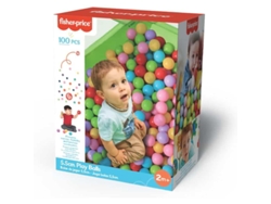 Pack 100 Pelotas Multicolor Dqb Fisher Price Con Seis Colores Diferentes DEQUBEVOLUMEN