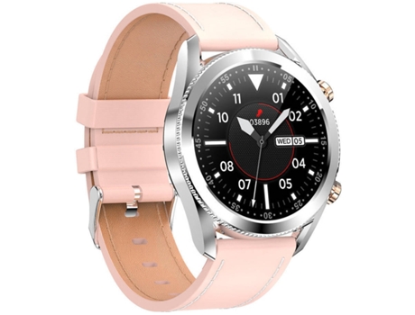 Smartwatch MDUG Monitor de Frequência Cardíaca Rosa