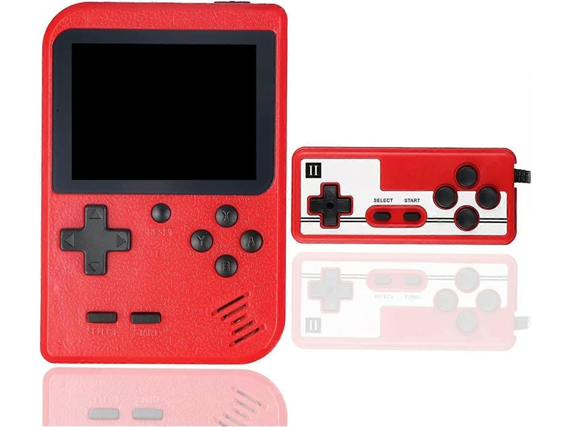 Consola de juegos portátil retro con 400 juegos clásicos de FC, tela colorida, batería recargable y compatibilidad con Exão TV. GOKOCO