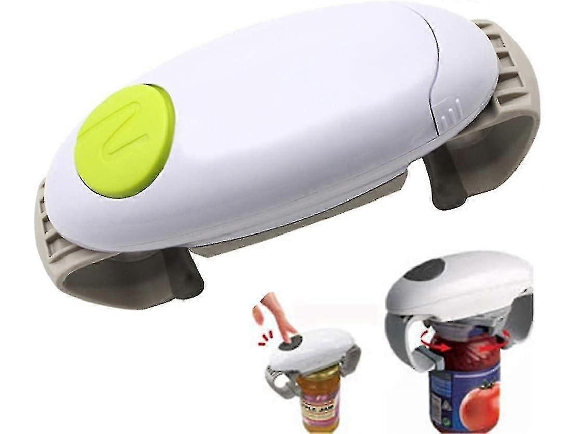 1. Abridor automático de frascos, abrelatas de un solo toque, utensilio de cocina, abrelatas eléctrico para personas mayores Hjhl Nostalgia88