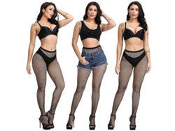 2026-medias De Red Alto Talle Para Mujeres Sexy Calcetines De Moda Con Agujeros Para Fiestas Nocturnas Y Eventos Especiales