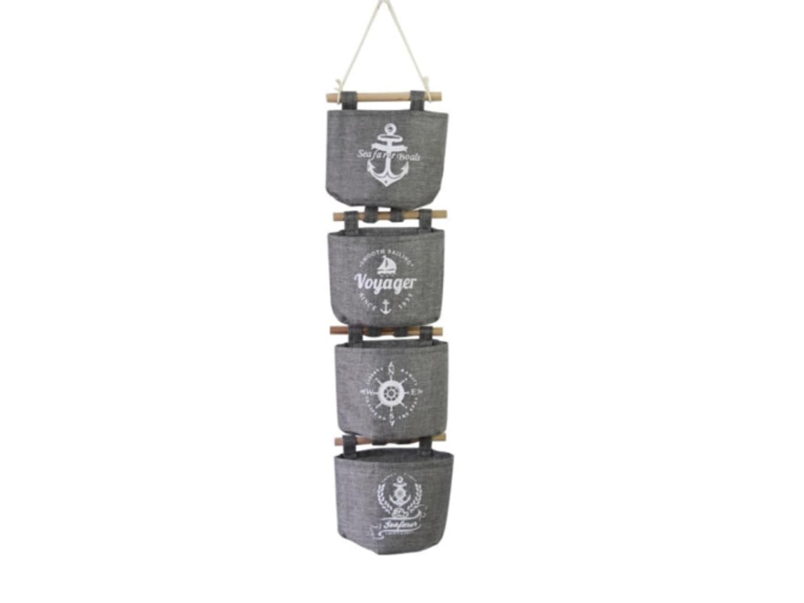 Organizador de armario de tela con diseño humanizado para dormitorio, cesta colgante de tela, almacenamiento clasificado, piezas exquisitas para el hogar