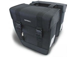 Alforja BASIL Izquierda Tour Waterproof Hook-On Imperm. Poliester C Reflect. (Negro)