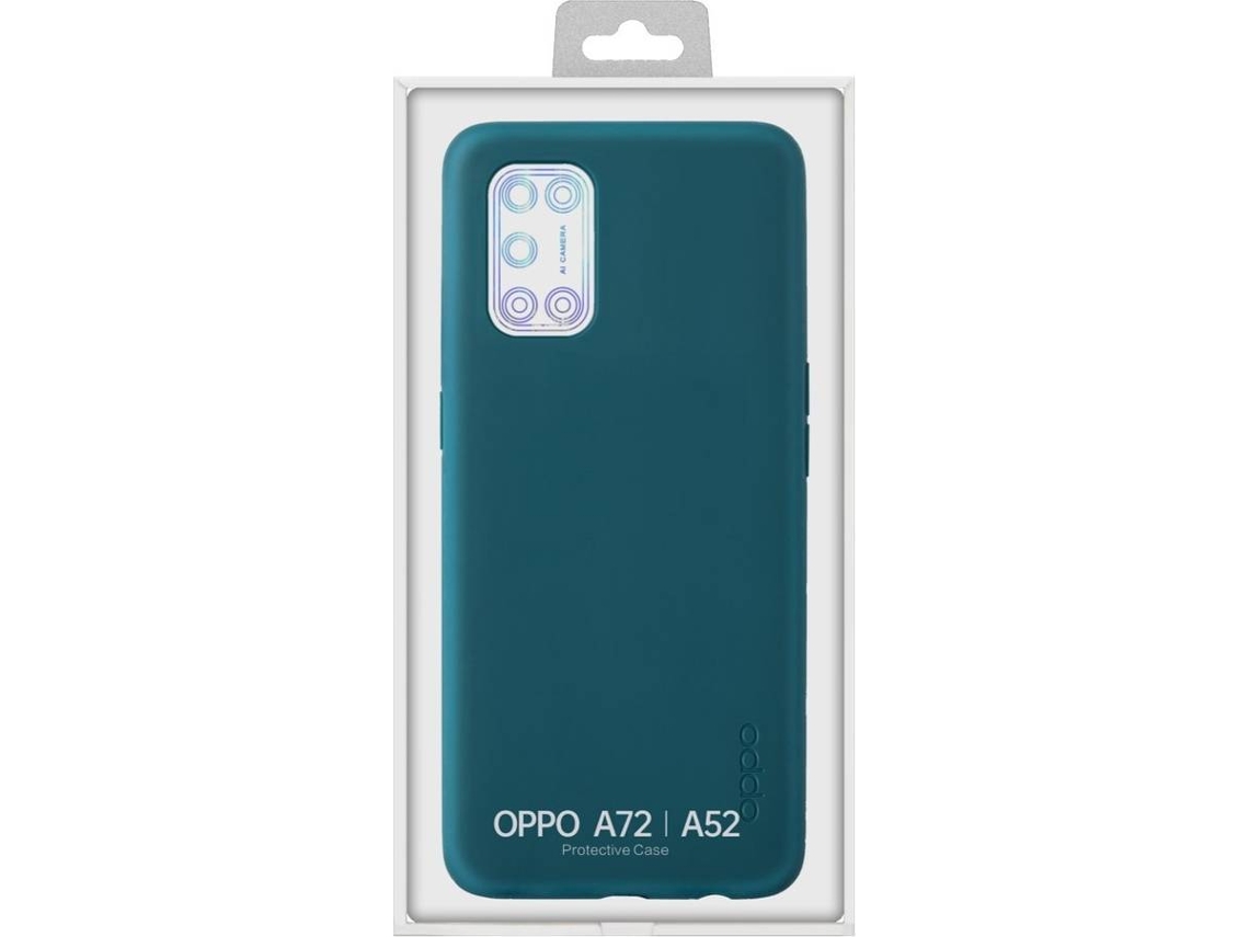 Funda OPPO A52 / A72 Liquid Silicona Azul