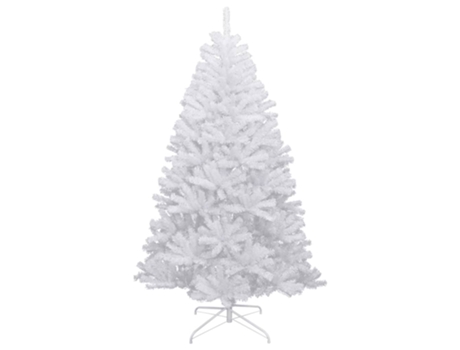 Árbol De Navidad Artificial Con Bisagras Y Nieve Flocada 270 cm VIDAXL