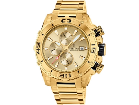 Reloj FESTINA Hombre (Acero - Dorado)