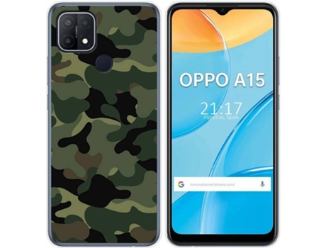 Carcasa Oppo A15 TUMUNDOSMARTPHONE Camuflaje