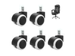 Ruedas Rodamiento Nailon 5,1 Cm Giratorias Para Muebles