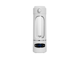 Exprimidor de frutas Eifson de 600 ml con 12 cuchillas de acero inoxidable y carga USB (blanco)