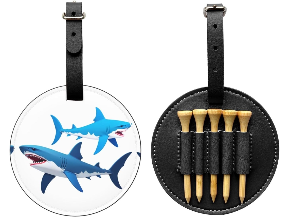 Bolsa Para Tees De Golf Material Pu Impermeable, Resistente Al Desgaste, A Prueba Humedad Clip Cinturón, Hebil