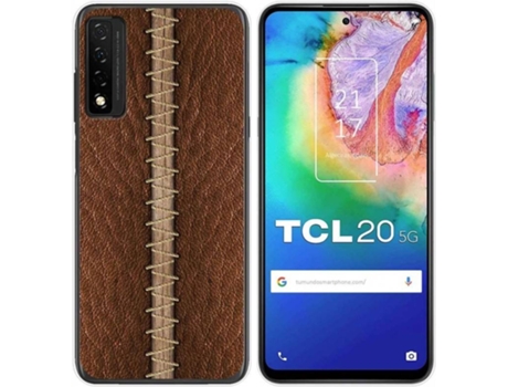 Carcasa TCL 20 5G TUMUNDOSMARTPHONE Cuero 01 Multicolor