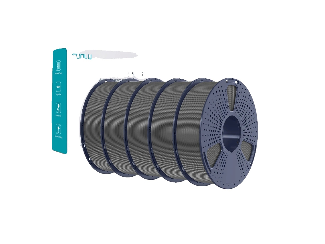 Filamento para impresora 3D, 5 kg PETG, alta resistencia, 5 kg PETG gris OEM