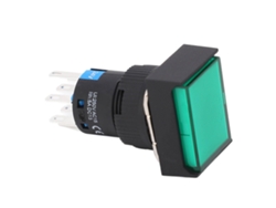 Botón de reinicio iluminado 24V 5A CA/CC industrial