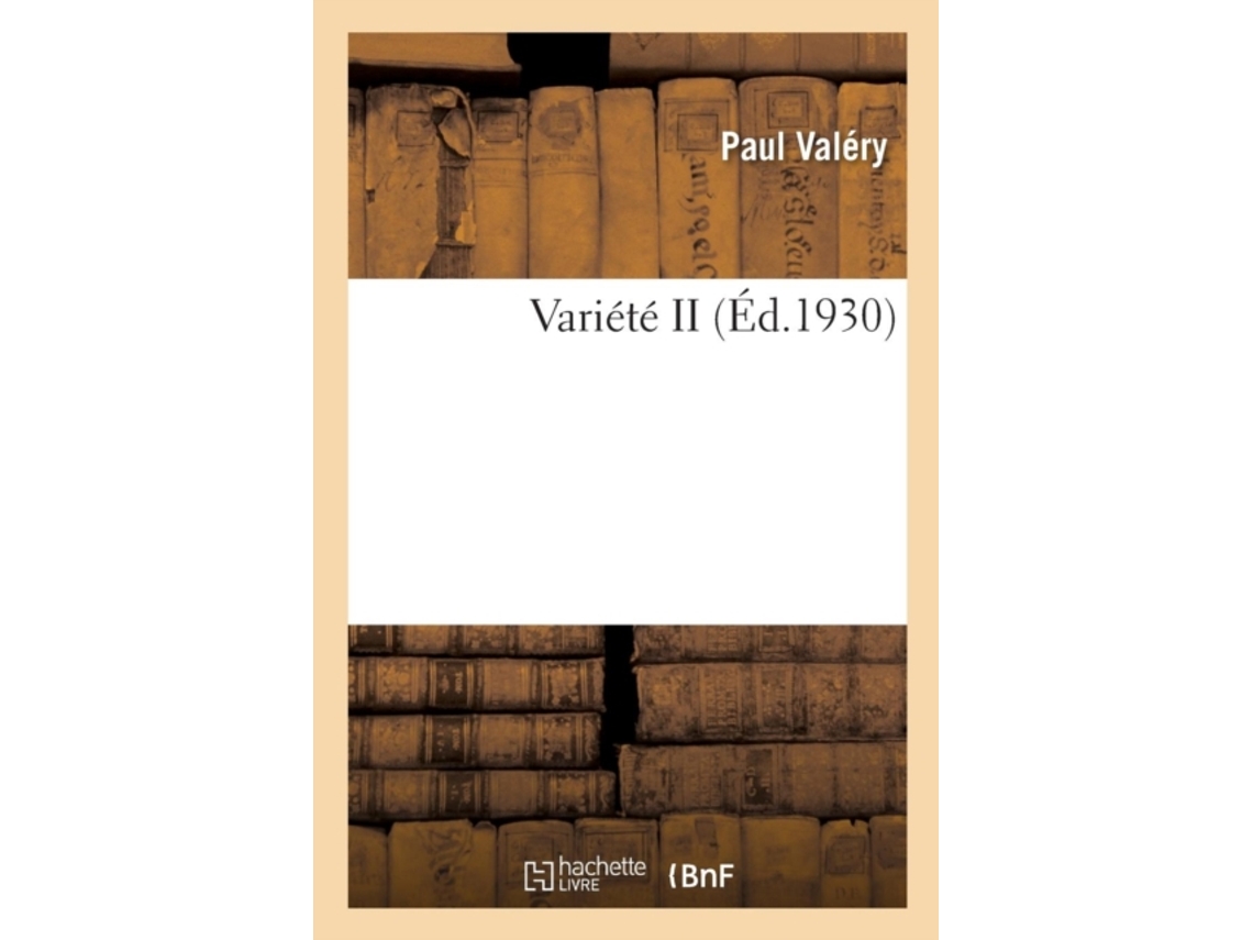 Livro variete ii de paul valery (francês)
