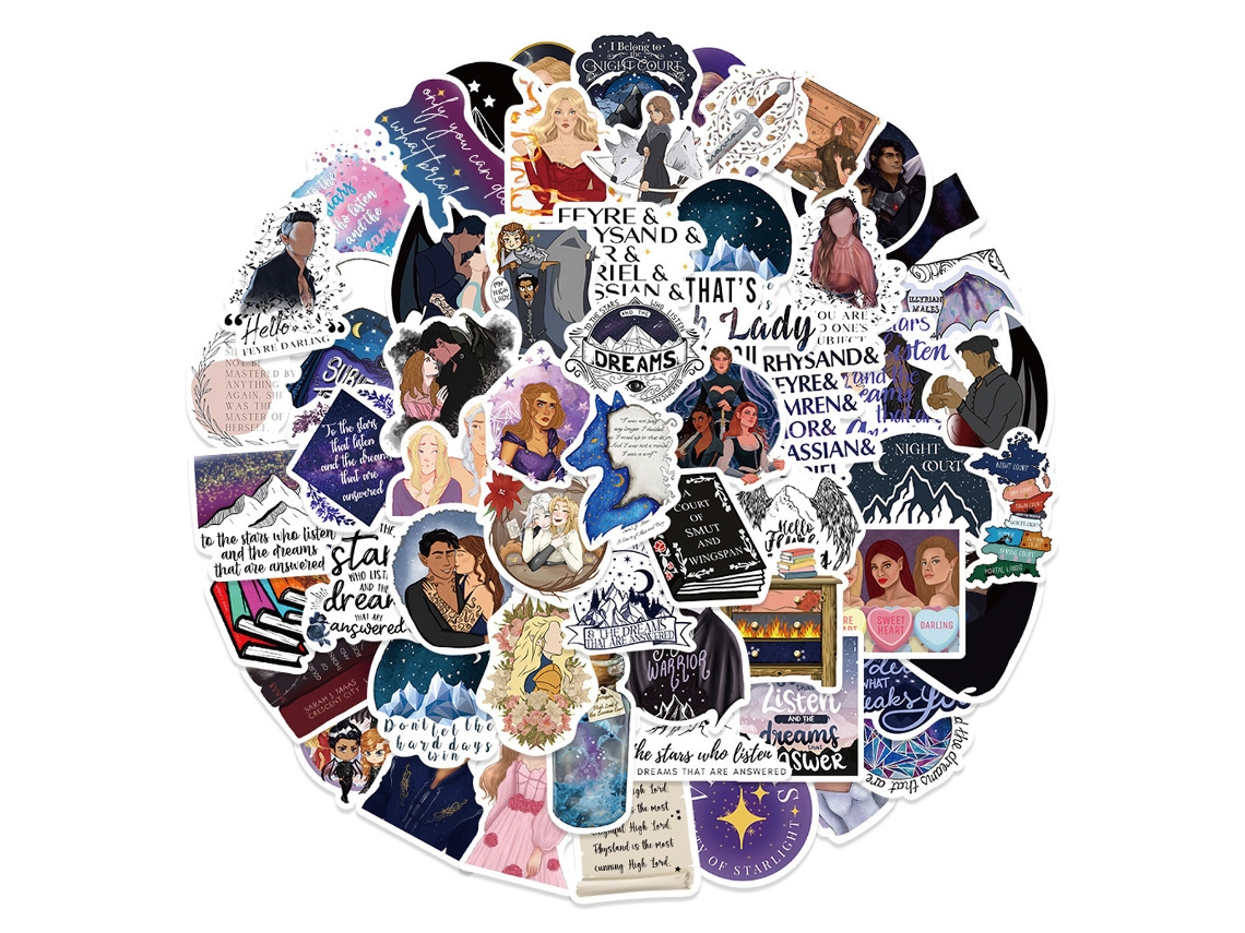 KOFIHETY 60pcs Stickers Acotar para Maleta Patinete Ordenador Botella de Agua Coche Adolescentes Chicos Chicas