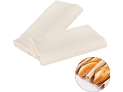 2 Telas Linho Padeiro 75x45cm Para Preparar Y Asar Pao