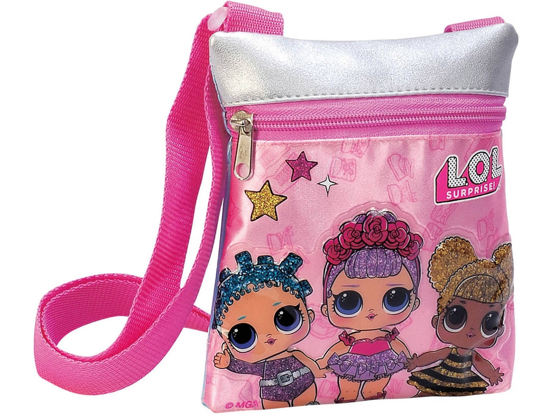 Bolsa LOL time shine (Rosa - Poliéster - 22x17x1cm)