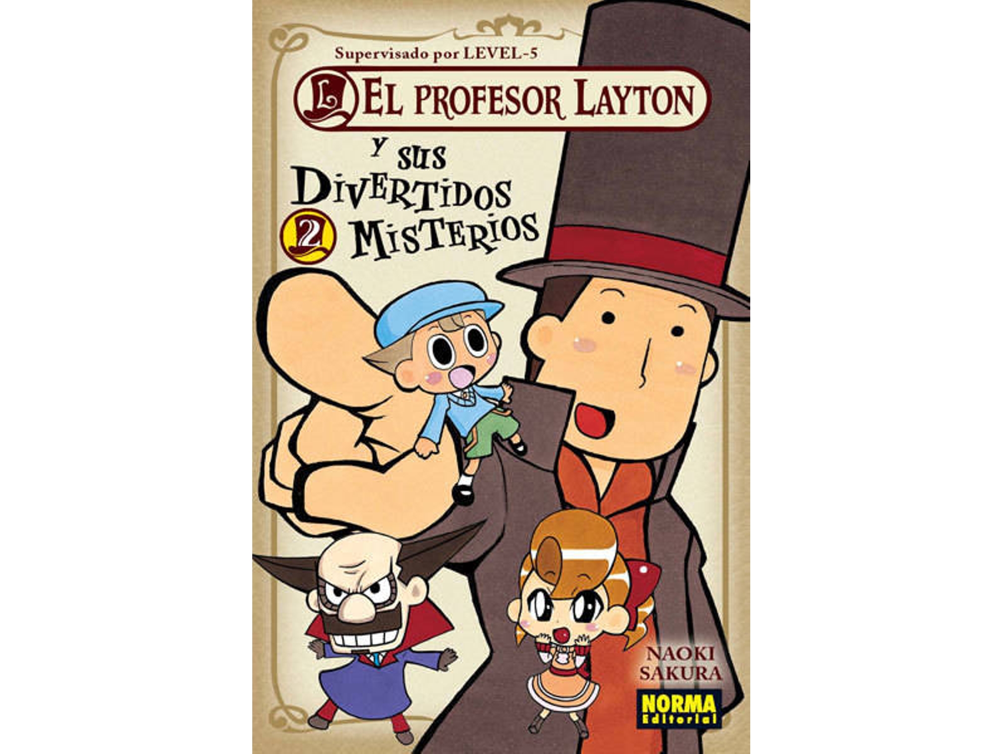 Libro El Profespr Layton Y Sus Divertidos Misterios de Naoki Sakura (Español)