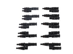 Conectores Y para paneles solares (1000 V IP68 macho-hembra)