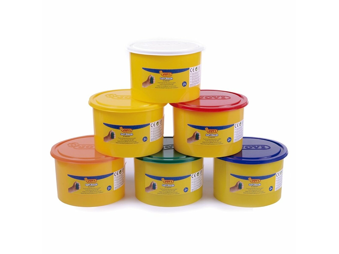 Plastilina JOVI  Blandiver Multicolor 6 Unidades (Edad Mínima Recomendada: 2 años)