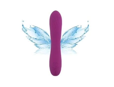 Vibradores Vibrador Eléctrico Portátil Inalámbrico 100% Impermeable Púrpura BISBISOUS