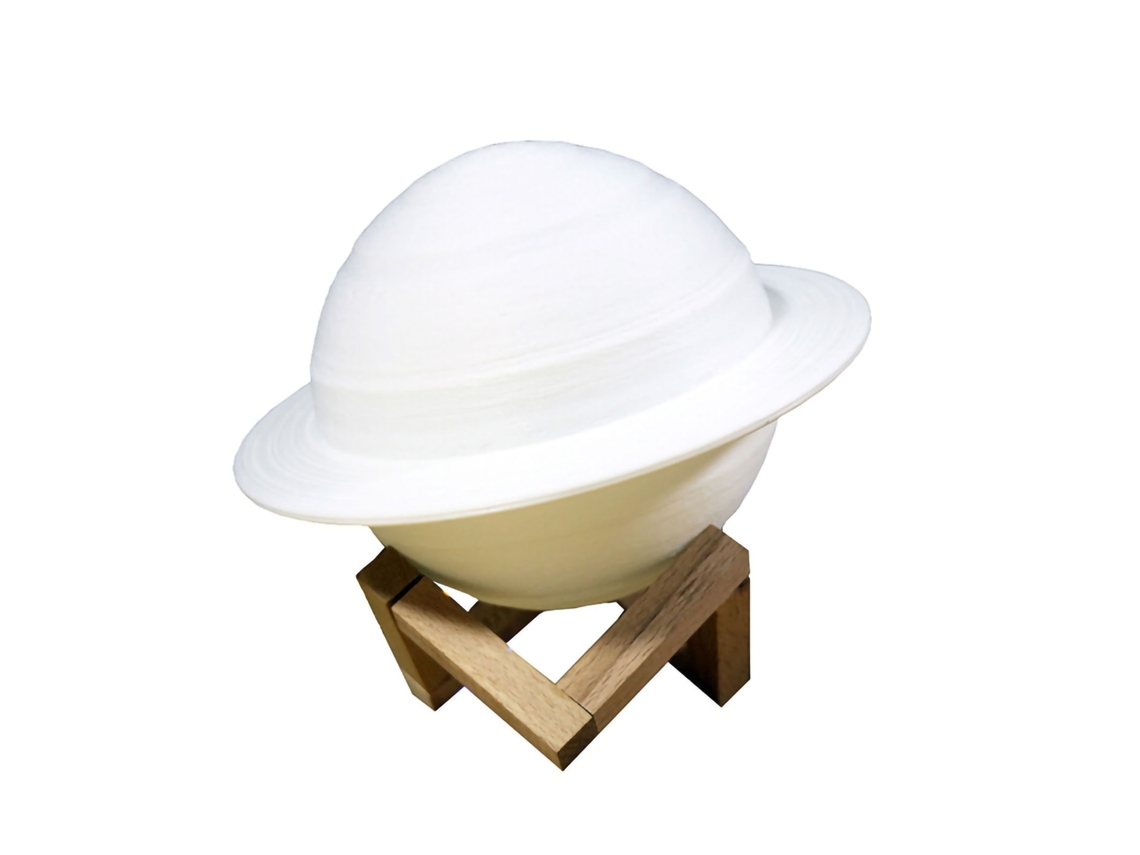 Lámpara de Saturno 3D, lámpara LED inteligente de luna para habitación infantil, regalo de cumpleaños