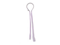 Diadema LED luminosa 2026 con recorte morado y perlas artificiales, luz cálida para novias.