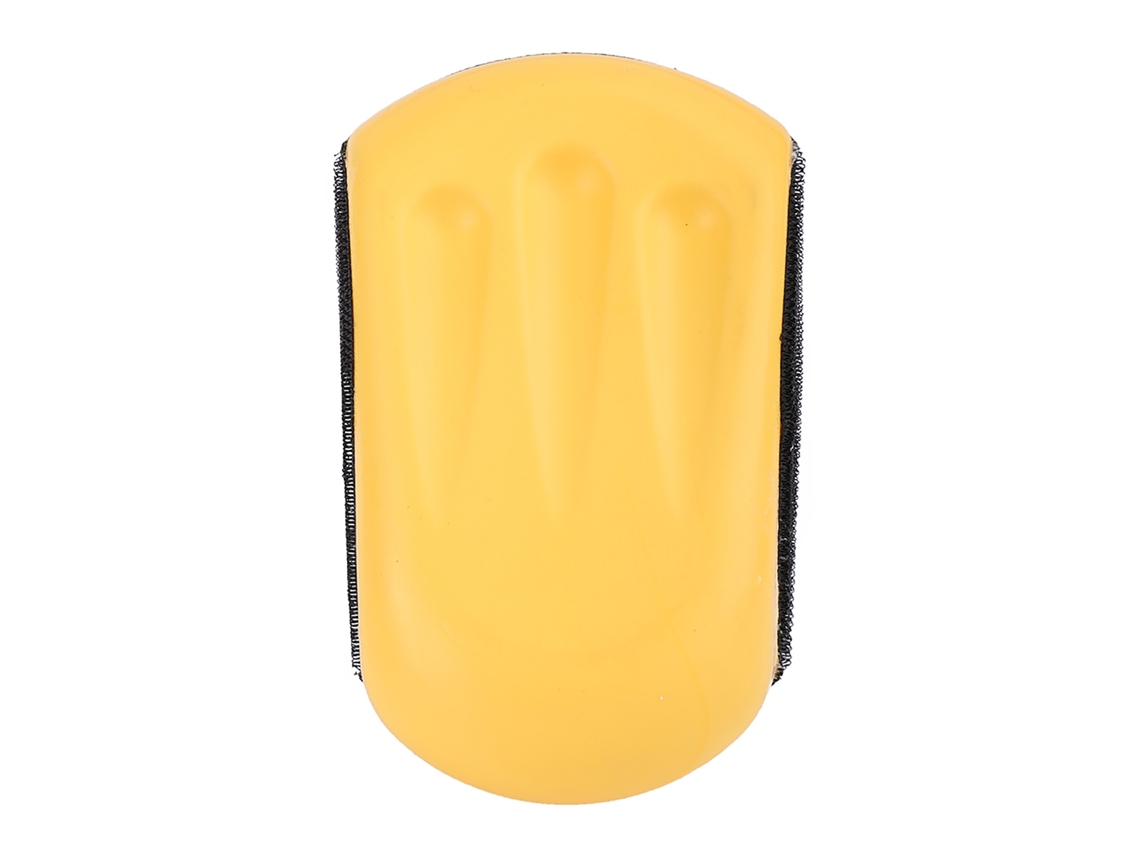 Bloque De Lijado Manual Con Gancho Y Mango De 5" (125 Mm) De Espuma De Poliuretano, Ergonómico Para Pulir Y Lijar.
