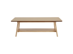 Mesa de Centro Nórdica Rectangular Con Acabado En Roble 120 Cm Bakar MILIBOO