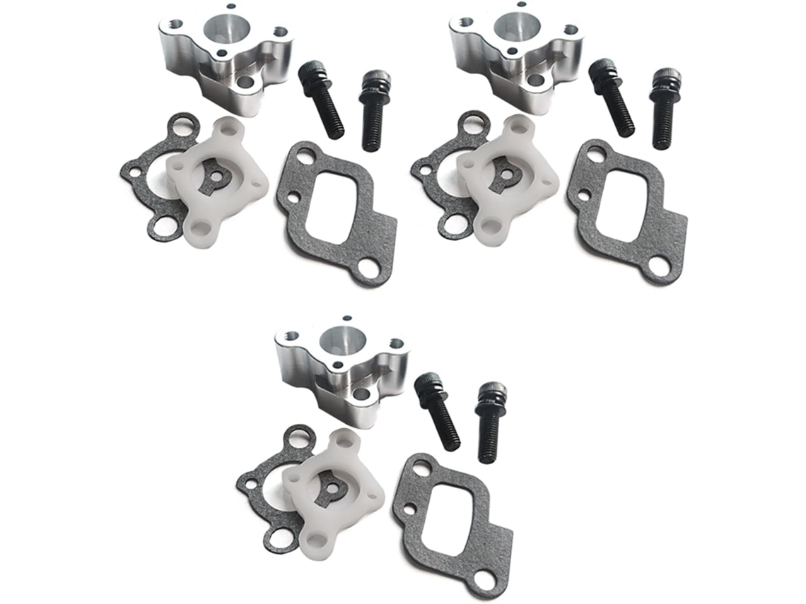 Kit De Colector De Admisión Cnc 3x Para Motores De Gasolina De 23-30,5 Cc Baja 5b 5t 5sc 5ive-t Rovan