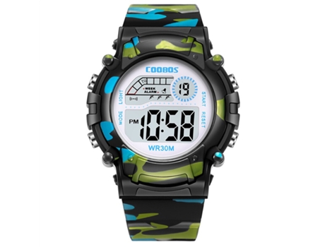 Reloj Para Niños , Deportivo Militar, Reloj Digital Para Niños, Reloj Para Estudiantes, Reloj De Moda Con Luz Nocturna Led, Despertador De Camuflaj...