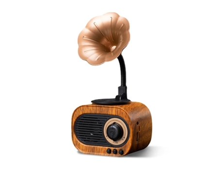 Altavoz Bluetooth AS70 Tarjeta de llamada manos libres inalámbrica retro U Disco Gramófono de audio nostálgico
