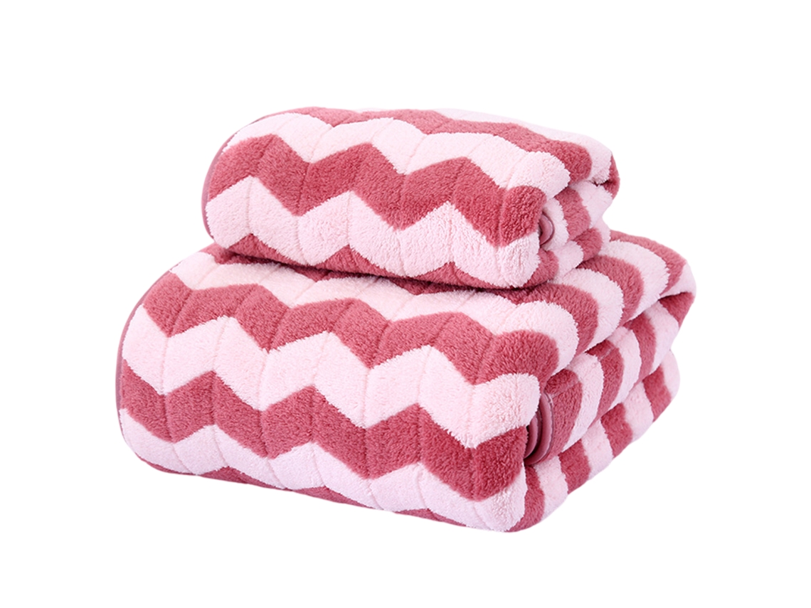 Toalla Kofihety Waffle Baño Secado Rápido Ligeras Baño Algodón Rojo (35x25x15cm)
