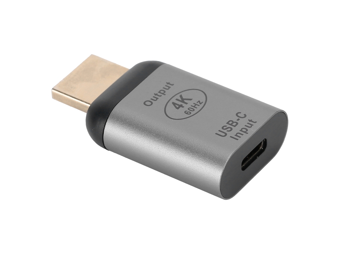 Adaptador USB tipo C hembra a HDMI macho (conversión, compatibilidad multiplataforma)