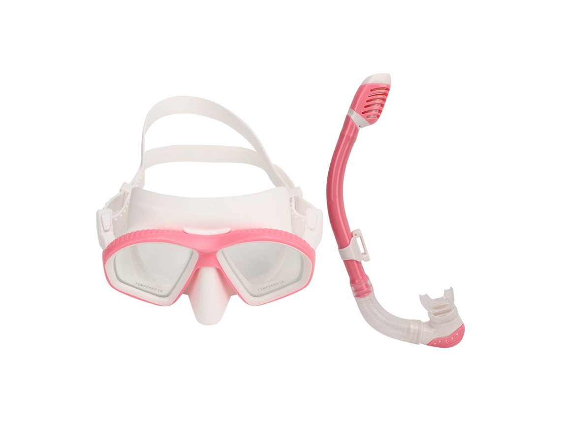 2026rebe-conjunto De Snorkel Para Niños Con Gafas De Buceo Anti Niebla Y Snorkel Seco Rosa Equipo De Snorkeling Para Natación Y Surf