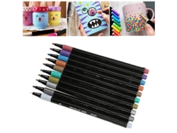 10 Rotuladores Metálicos De Tinta A Base De Agua Para Grafito Y Pintura Sobre Múltiples Superficies.