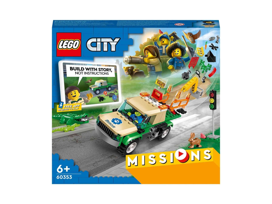 Missões de Resgate de Animais Selvagens - 60353 LEGO-CITY 