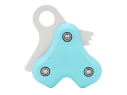 Retractor De Cuerda De Buceo Con Polea, Aleación De Aluminio, Carga Máxima De 250 Kg, Funcionamiento Sencillo Y Eficiente, Color Azul.