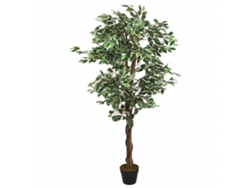 Ficus Artificial Con 378 Hojas Verde 80 Cm