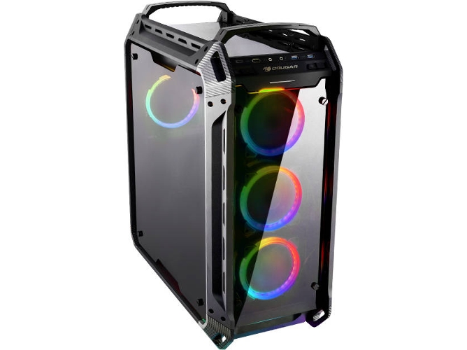 Caja PC COUGAR GAMING Panzer Evo RGB (ATX Full Tower - Negro)