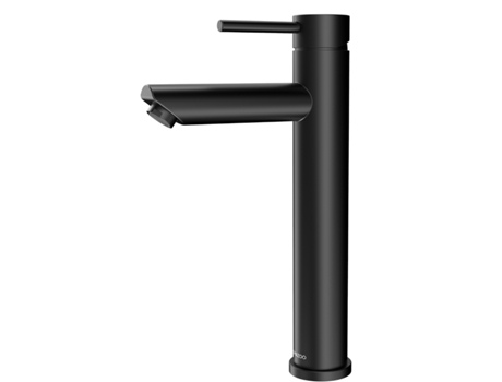 Grifo Lavabo Caño Alto Pomo Monomando LOMAZOO Ceres Negro