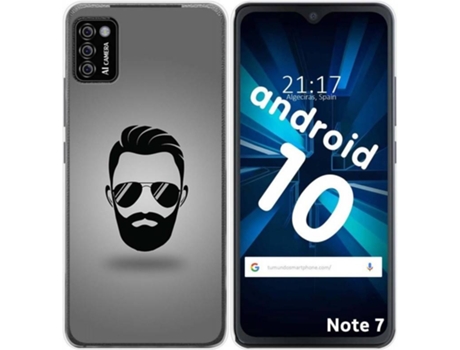 Carcasa Cubot Note 7 TUMUNDOSMARTPHONE Barba Multicolor