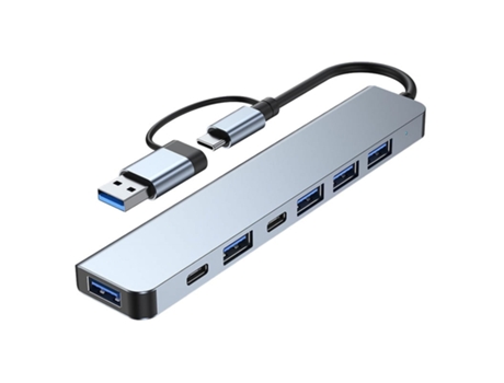 Usb Hub 3.0 Multi Usb Splitter 4 Usb C, Puerto 3.0 2.0 Puertos Para Pc Portátil VENISYMLIS