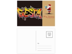 Besportble Set De Grafiti Y Temática De Papá Noel Y Estudio 14,6 X 9,8 Cm Incluye Líneas Para La Dirección ...