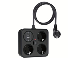 Cable alargador de alimentación de 1,8 m, enchufe 7 en 1.vayotoy