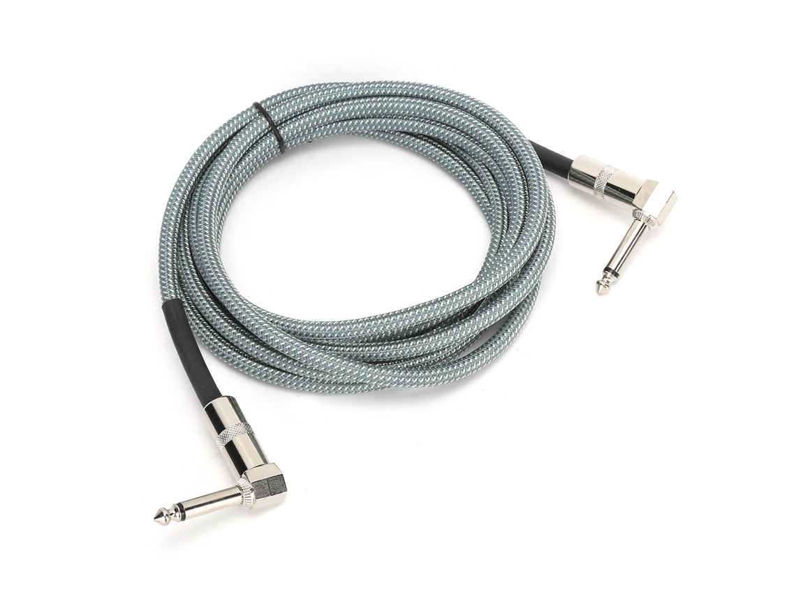 Cable De Guitarra De 6,35 Mm Y 3 M (9,8 Pies) Con Conector Recto Awg22, Cobre Libre De Oxígeno, Para Instrumentos Musicales Eléctricos.